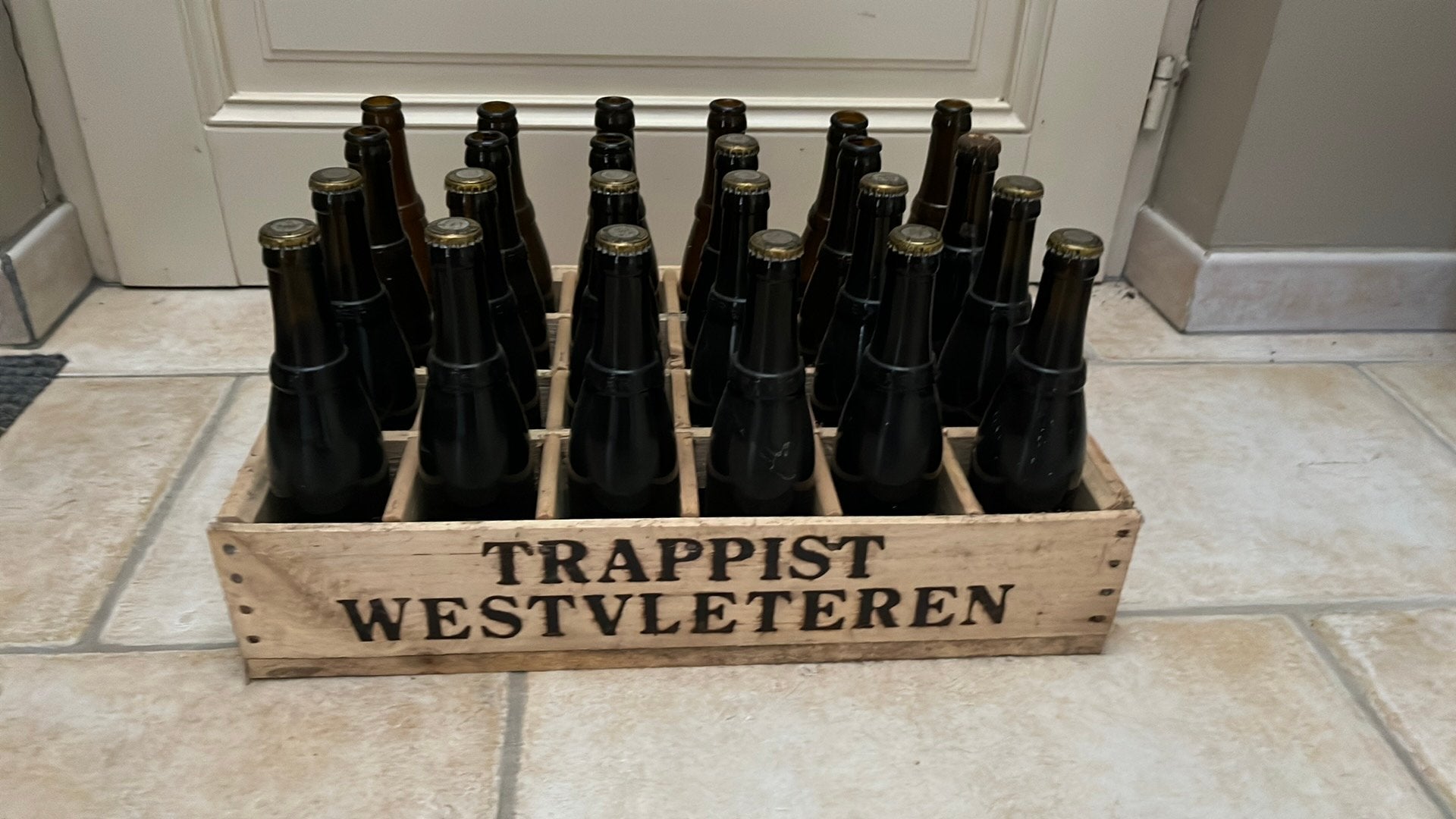 Bak gerijpte Westvleteren 2012!!, Collections, Enlèvement, Comme neuf, Bouteille(s)