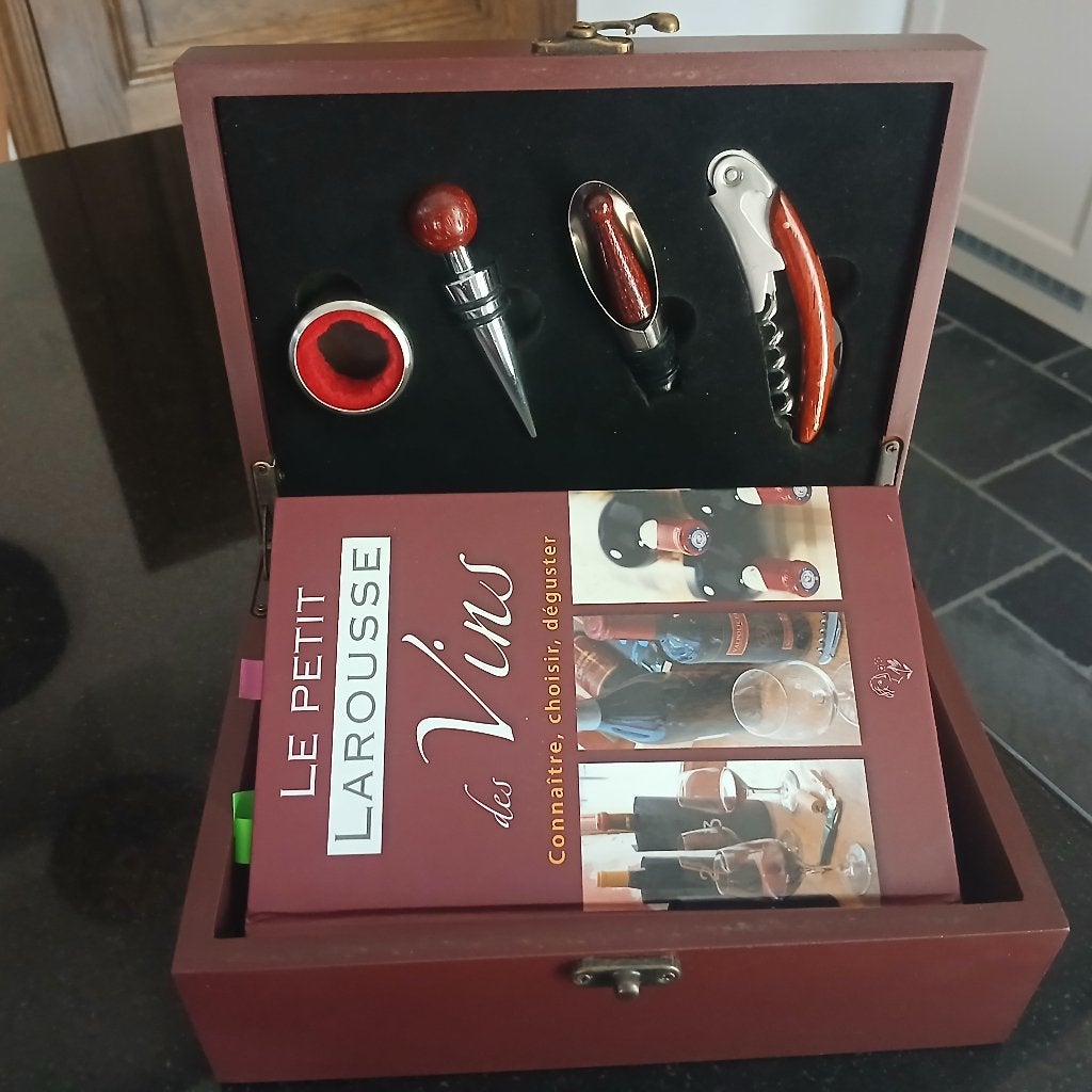Wijn degustatiekoffer, Collections, Vins, Autres régions, Enlèvement ou Envoi, Comme neuf, Autres types
