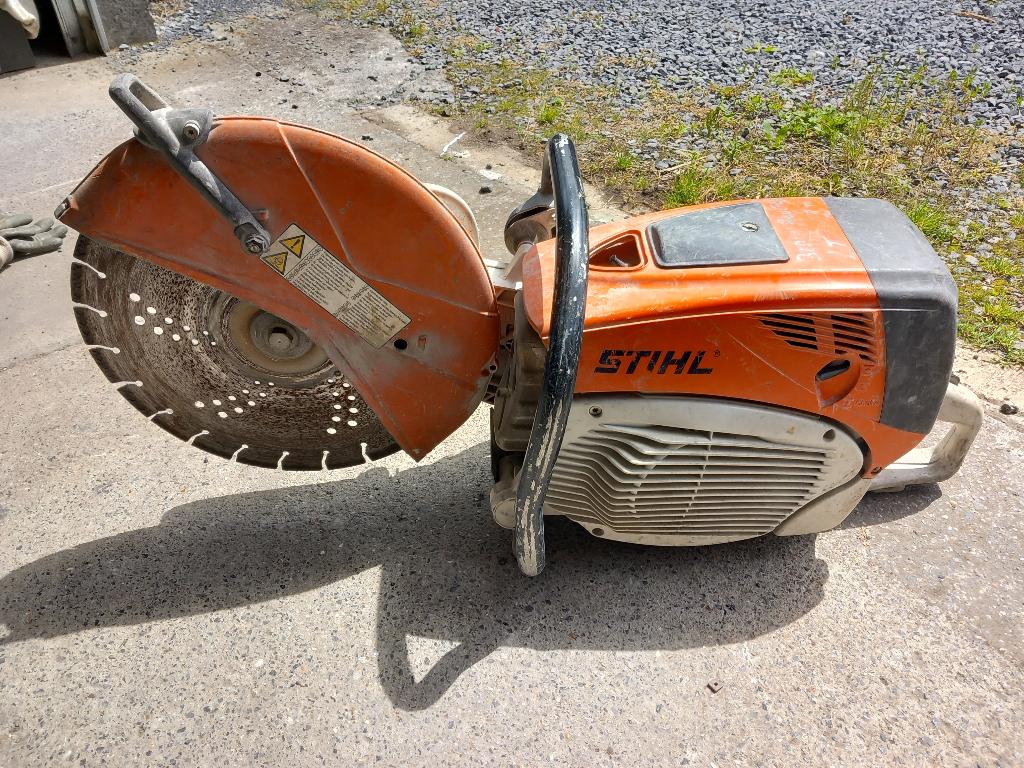 Decoupeuse thermique stihl ts 700, Bricolage & Construction, Outillage | Meuleuses, Enlèvement, Utilisé, Autres types