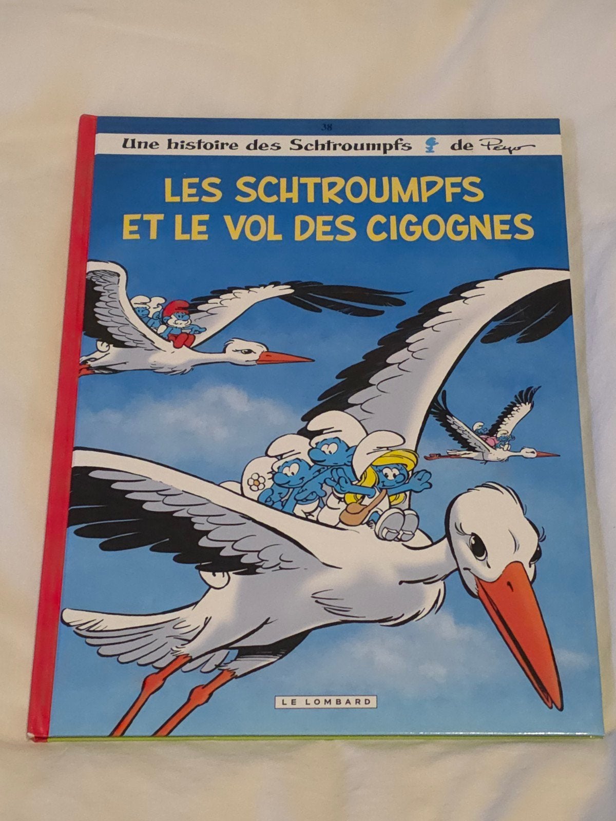 BD Les Schtroumpfs et le Vol des Cigognes, Collections, Envoi, Comme neuf, Différents Schtroumpfs, Bande dessinée