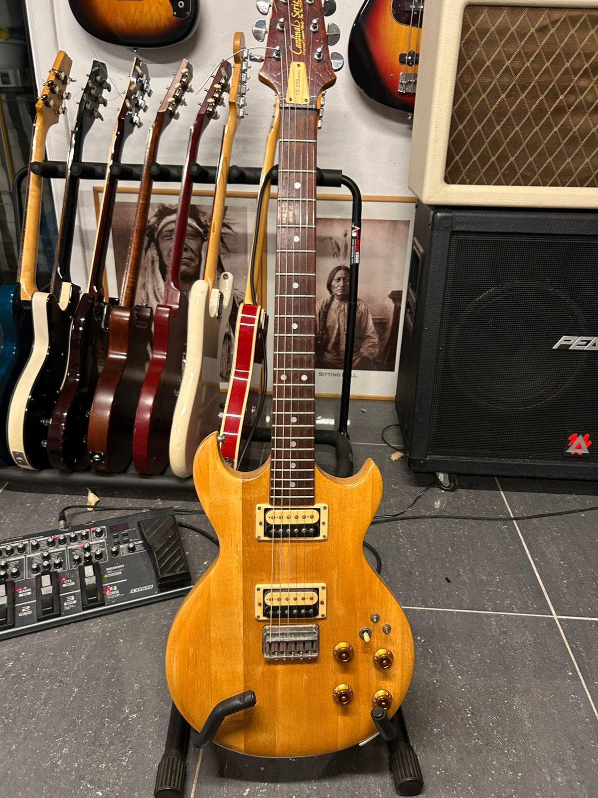 Aria pro II  CS 250, Musique & Instruments, Instruments à corde | Guitares | Électriques, Enlèvement, Utilisé, Solid body