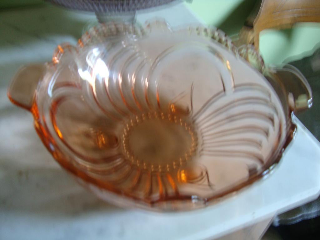 Art Deco fruitschaal., Enlèvement