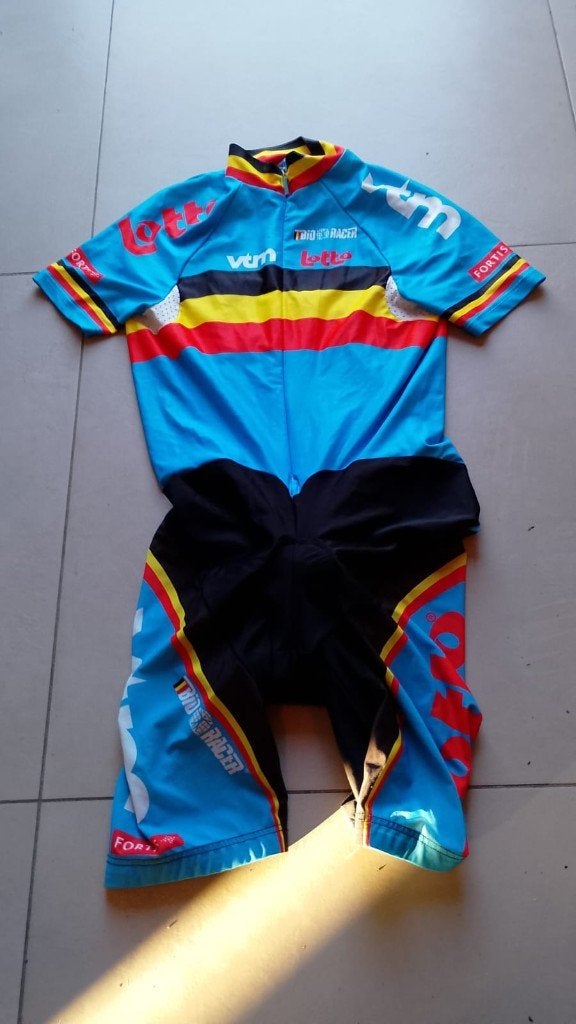 tijdritpak Bioracer 2001 Belgie maat 2 (small), Ophalen of Verzenden