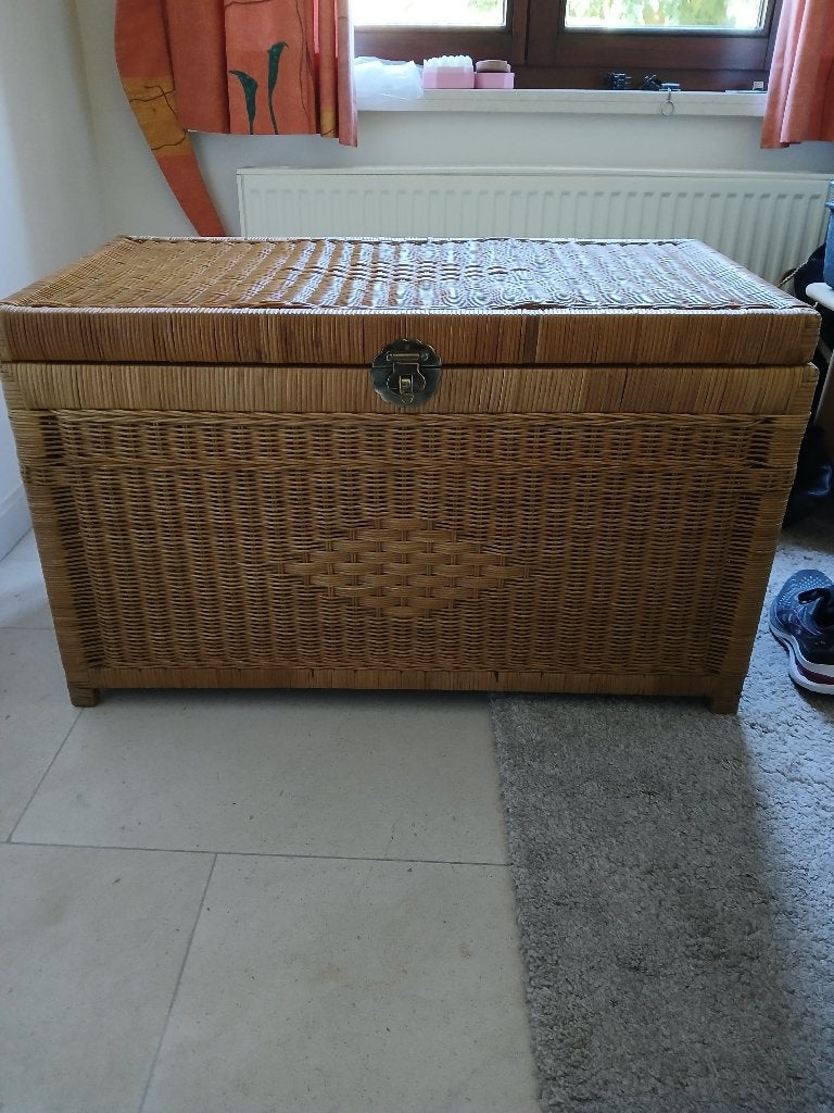 rieten koffer (in zeer goede staat), Ophalen, Minder dan 50 cm, 50 tot 100 cm, Overige materialen
