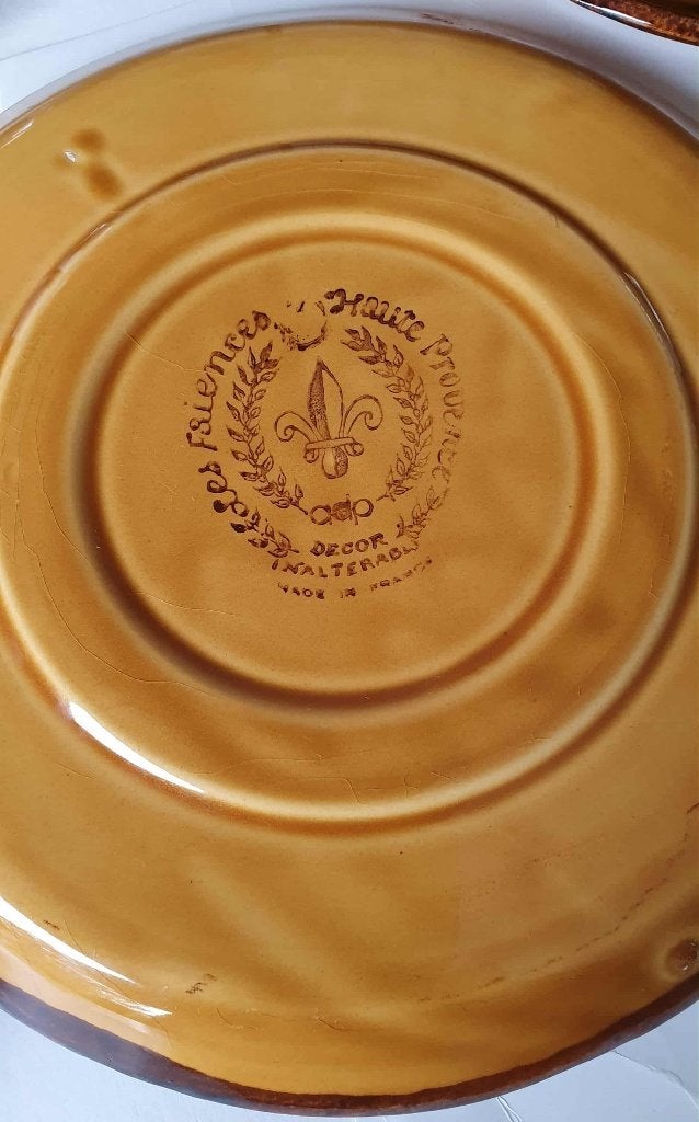 ASSIETTES VINTAGE HAUTE PROVENCE MADE IN FRANCE ('70), Maison & Meubles, Assiettes(s), Vintage, Comme neuf, Enlèvement