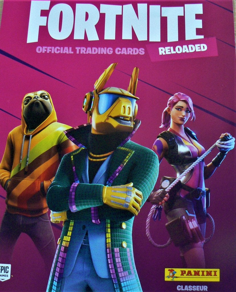 Fortnite Panini Reloaded-kaartlot te koop of te ruilen, Verzamelen, Ophalen of Verzenden, Zo goed als nieuw, Speelkaart(en)