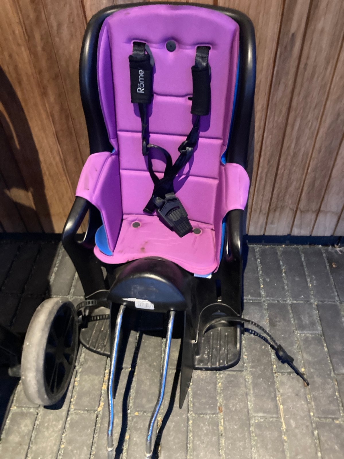 Fietsstoel romer jockey relax, Ophalen, Gebruikt, Romer, Voetsteuntjes