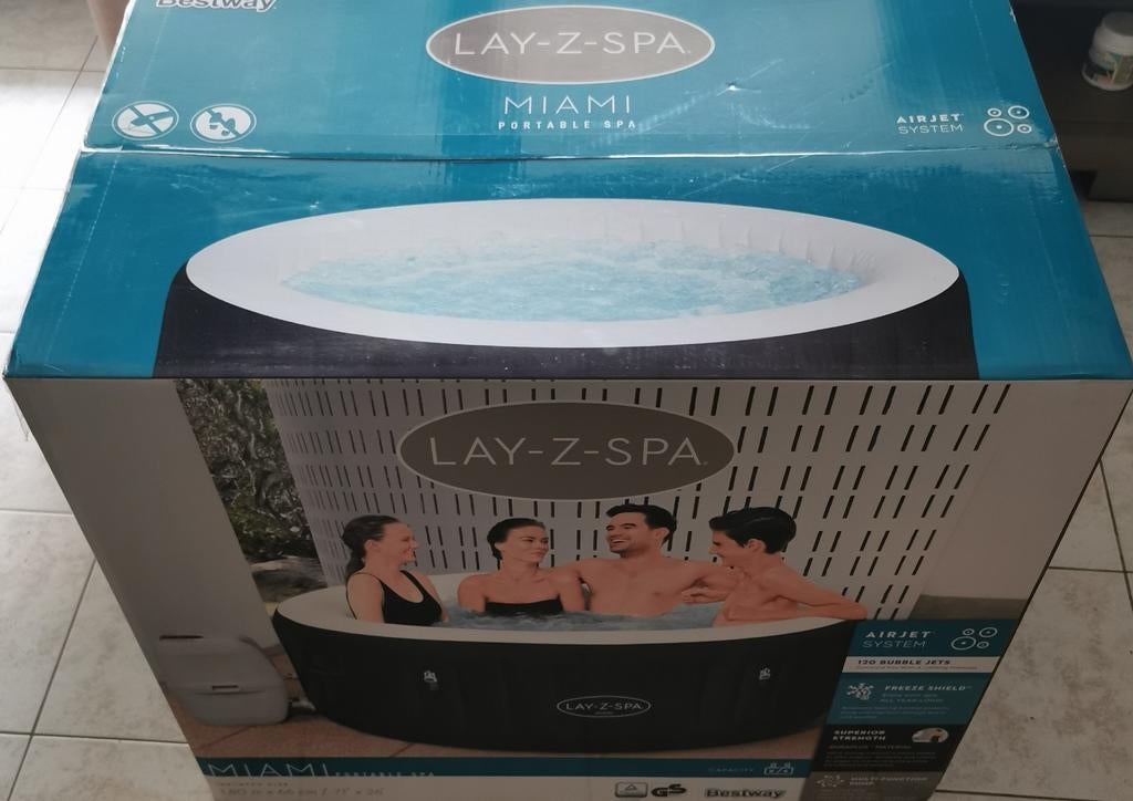 lay-z Spa  jacuzzi., Enlèvement