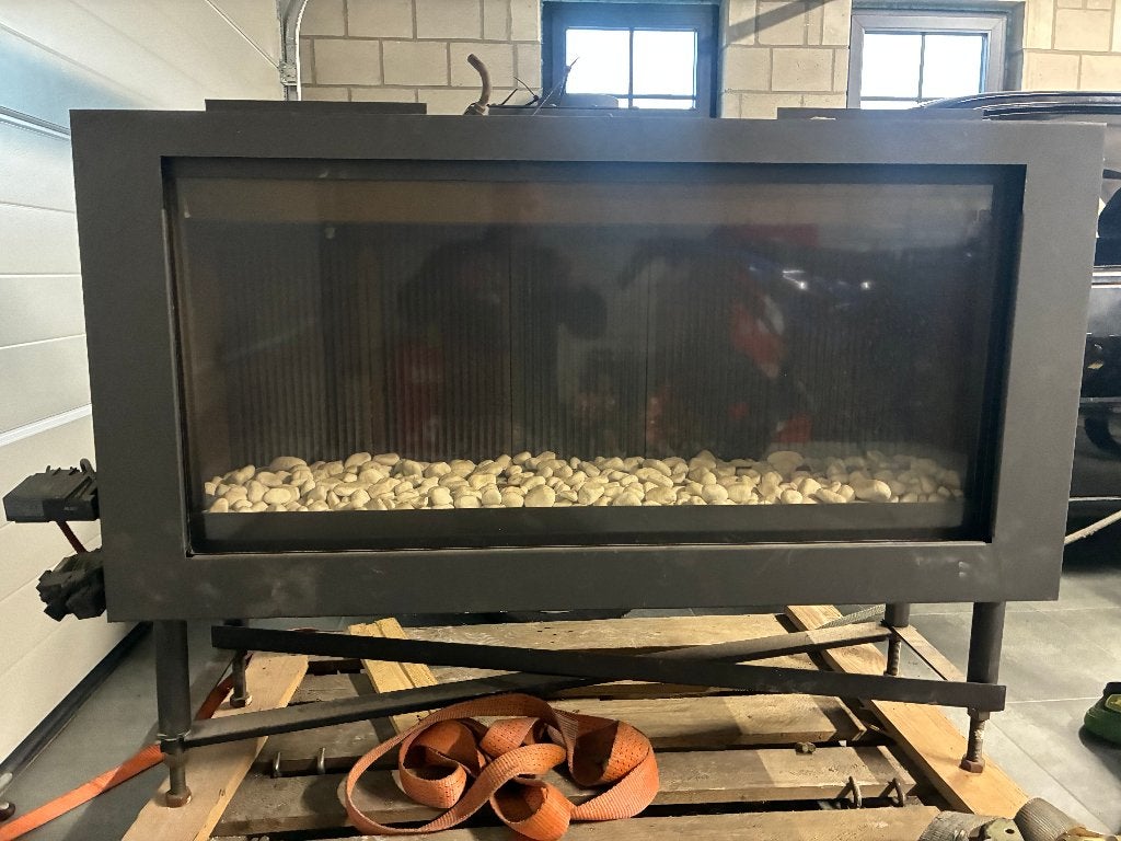 Flam inbouwcassette op gas, Huis en Inrichting, Ophalen, Gebruikt, Gas, Inbouw