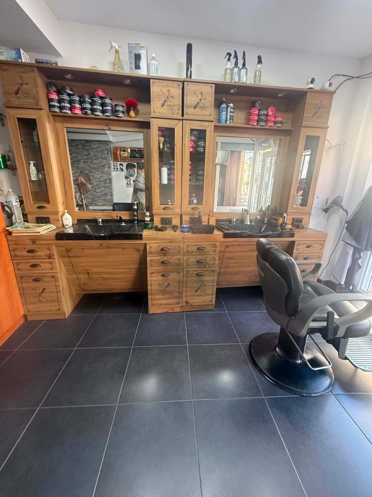 moderne professionele kaptafel 2 stuks Met een stoel kassa, Enlèvement, Comme neuf