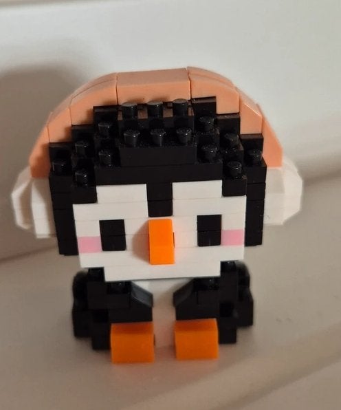 Mini-blokjes pinguin, Ophalen of Verzenden