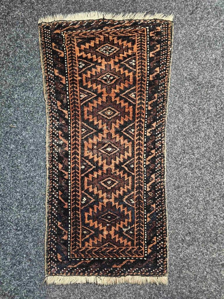 Oosters tapijt 90/41 cm, Ophalen of Verzenden, Gebruikt, Bruin, Oosters