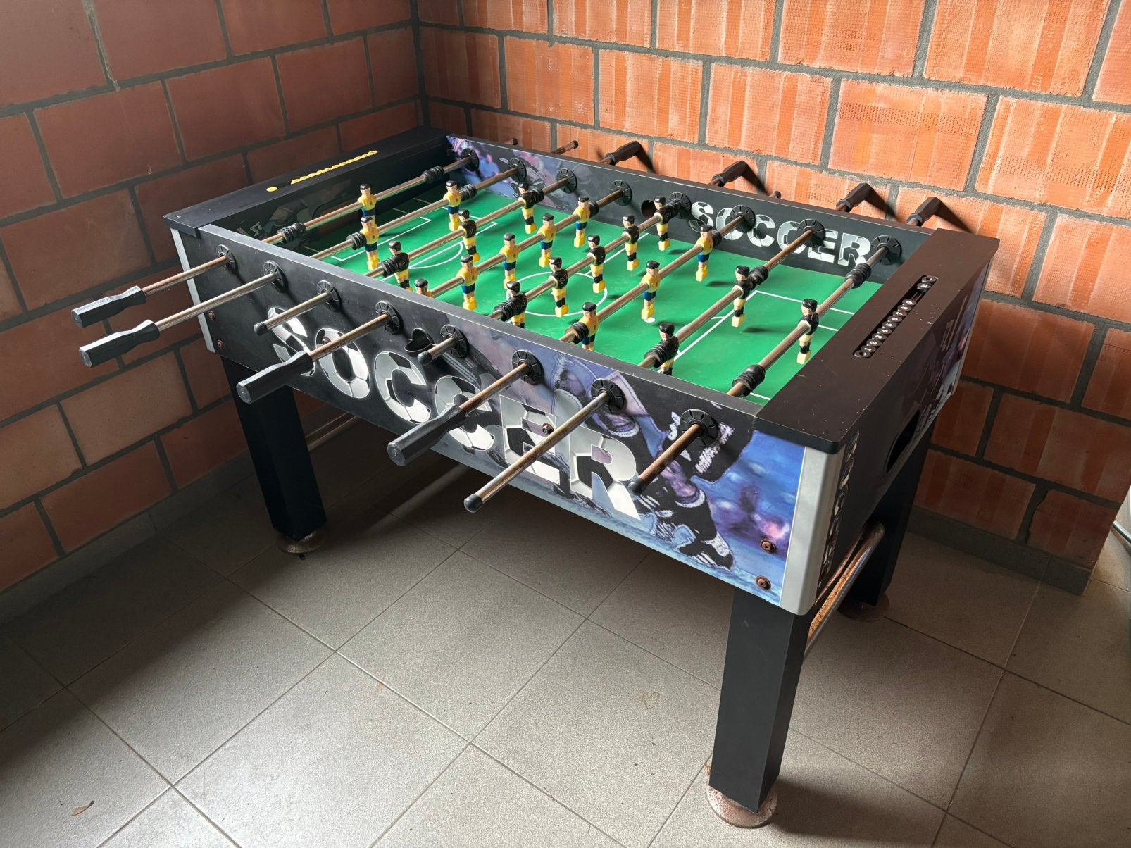 Voetbaltafel, Ophalen, Gebruikt