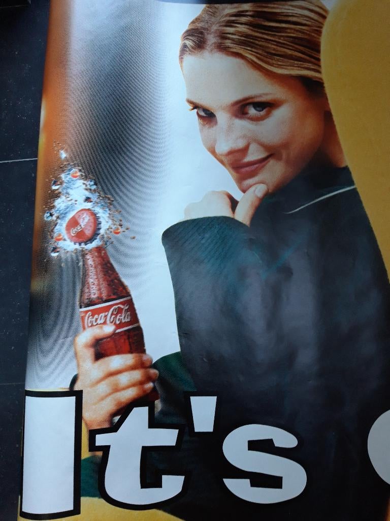 Affiche « Coca - Cola », Collections, Enlèvement, Neuf, Affiche ou Poster pour porte ou plus grand, Publicité