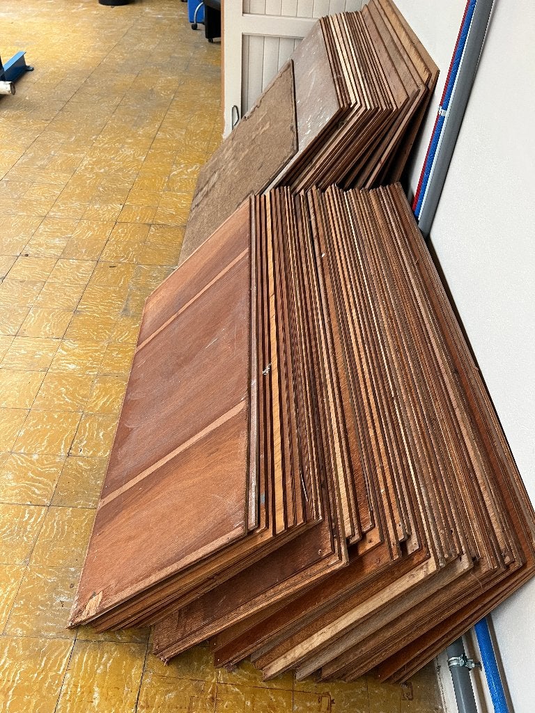 Houten panelen, Autres essences de bois, Enlèvement, Utilisé, 25 à 50 mm