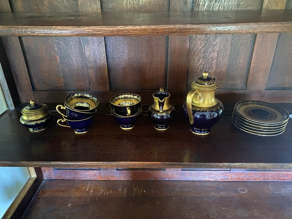 Beiers blauw Toska servies, Ophalen