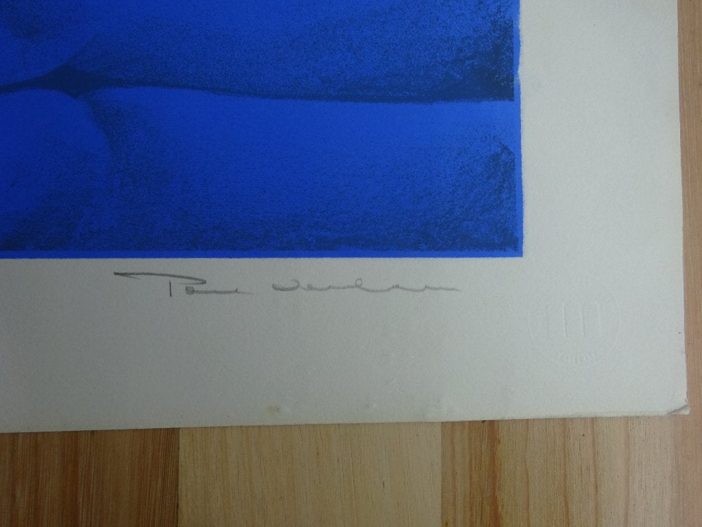 Paul Verbeeck, Litho, 5/60, liggend naakt, 1977, Antiek en Kunst, Portret en Figuren, Ophalen of Verzenden, Lithografie, Gelimiteerde oplage