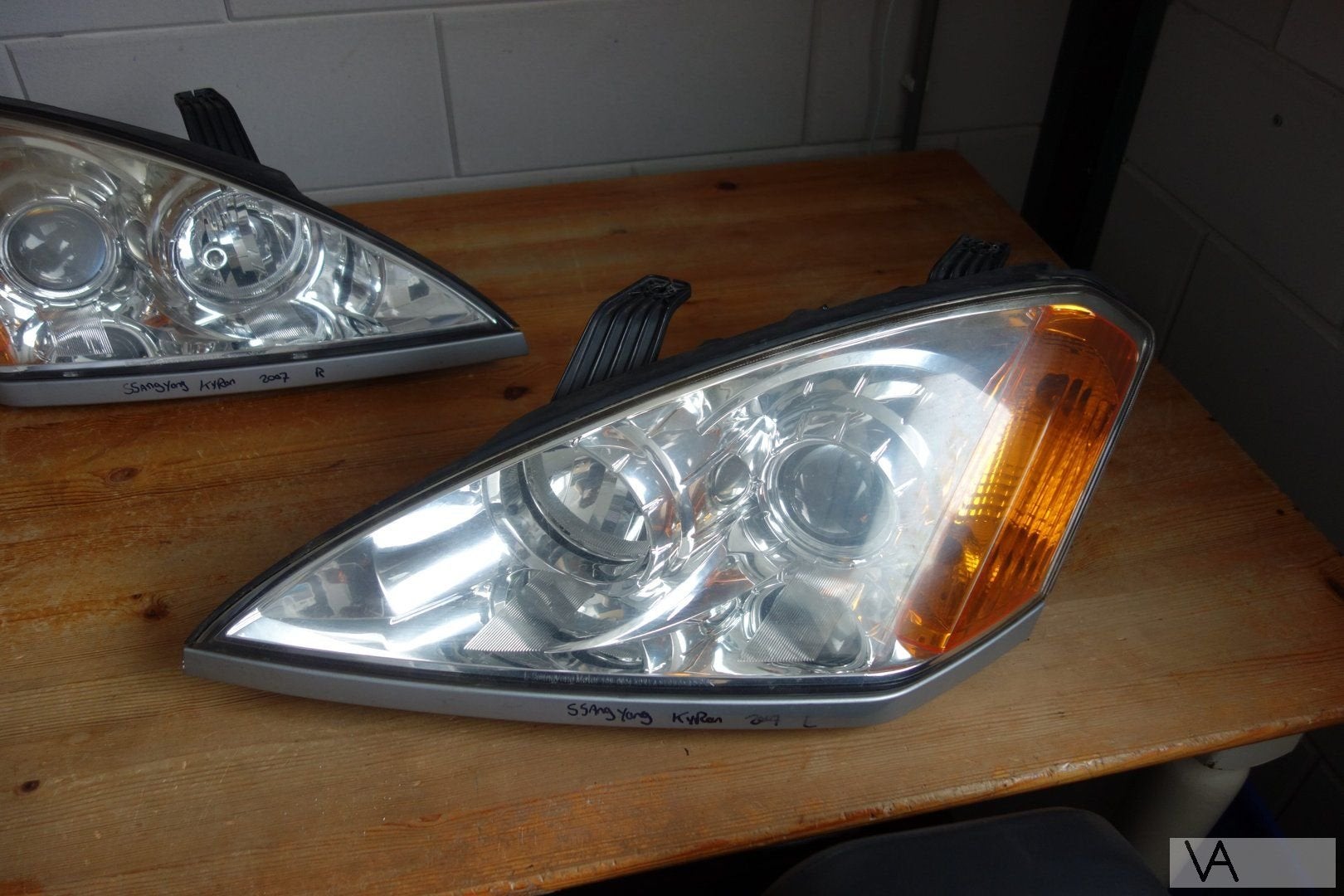 Koplamp links en rechts SSangyong Kyron 2005-2010 €70/st, -, Utilisé, SsangYong, -
