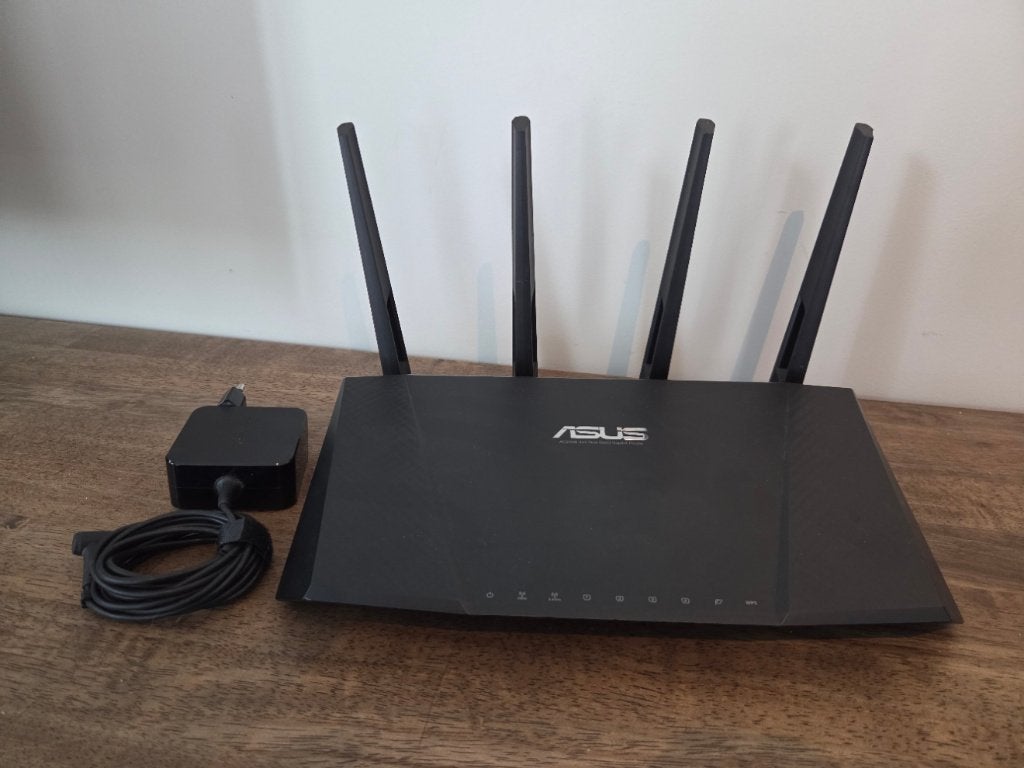 ASUS RT-AC87U, AC2400 dual-band gigabit router, Computers en Software, Routers en Modems, Router, Ophalen of Verzenden
