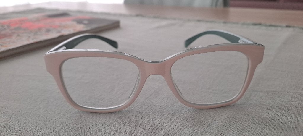 tweekleurige leesbril VITRY CARTEL, Autres marques, Comme neuf, Enlèvement, Lunettes de lecture
