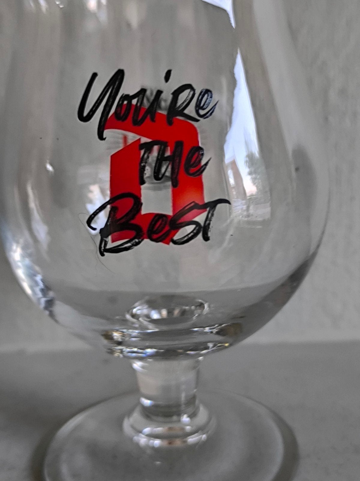 Duvel Collector glas Thank You, Ophalen of Verzenden, Duvel
