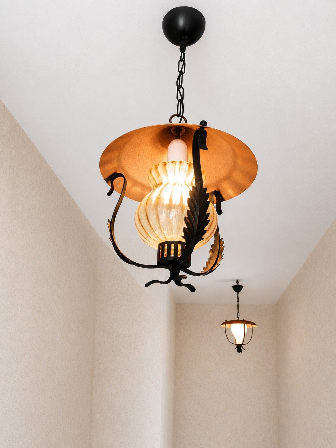 2 lustres  vintage, Huis en Inrichting, Lampen | Kroonluchters, Ophalen