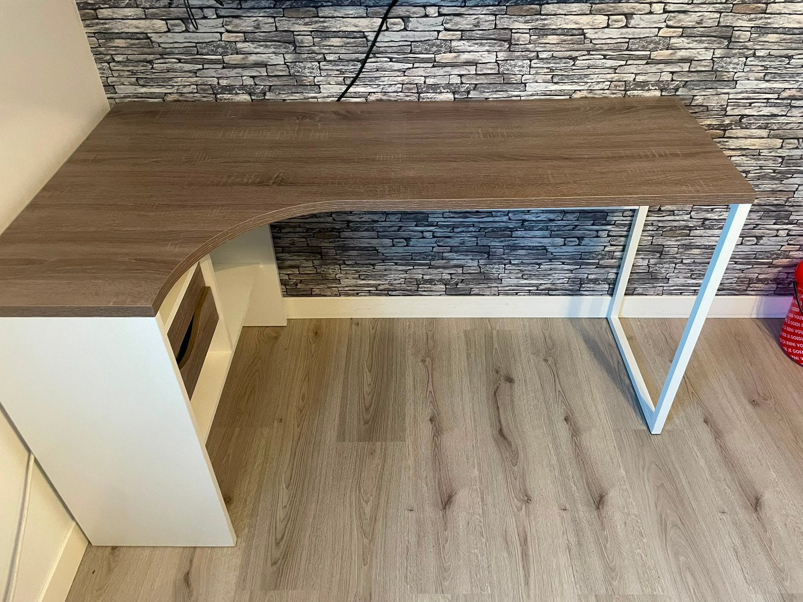 Bureau, Maison & Meubles, Bureaux, Autres styles, Avec tiroirs, Comme neuf, Enlèvement