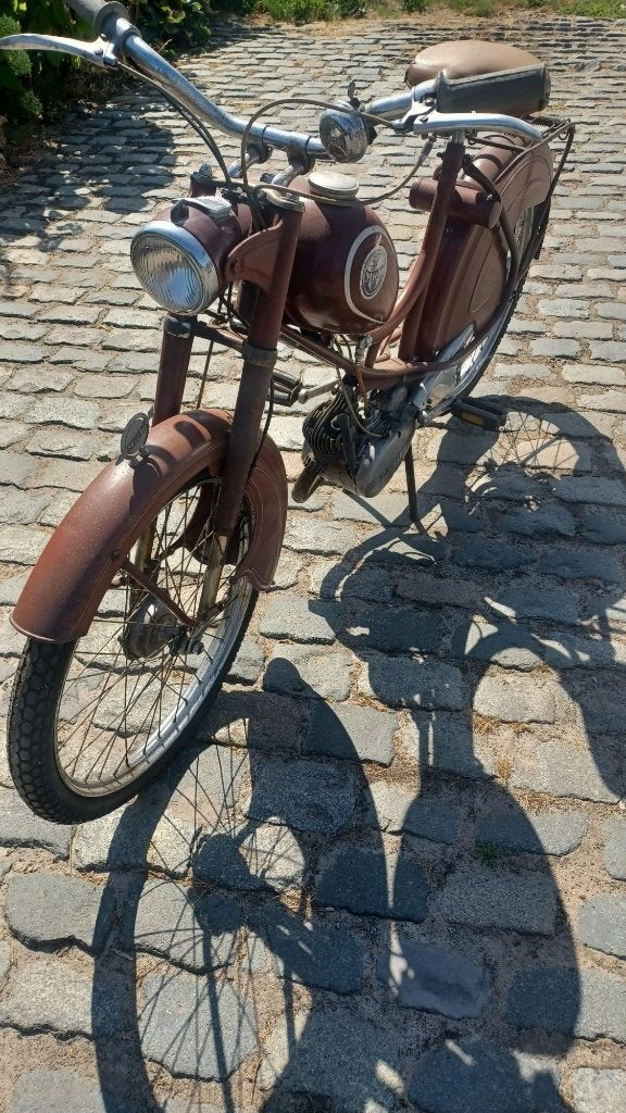 unieke bromfiets, Fietsen en Brommers, Gebruikt, Benzine, Ophalen, Overige merken