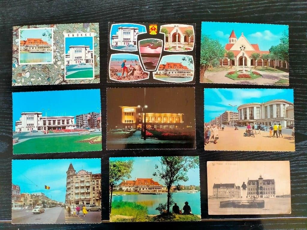 briefkaarten Knokke, Ophalen of Verzenden, 1960 tot 1980, Ongelopen, West-Vlaanderen