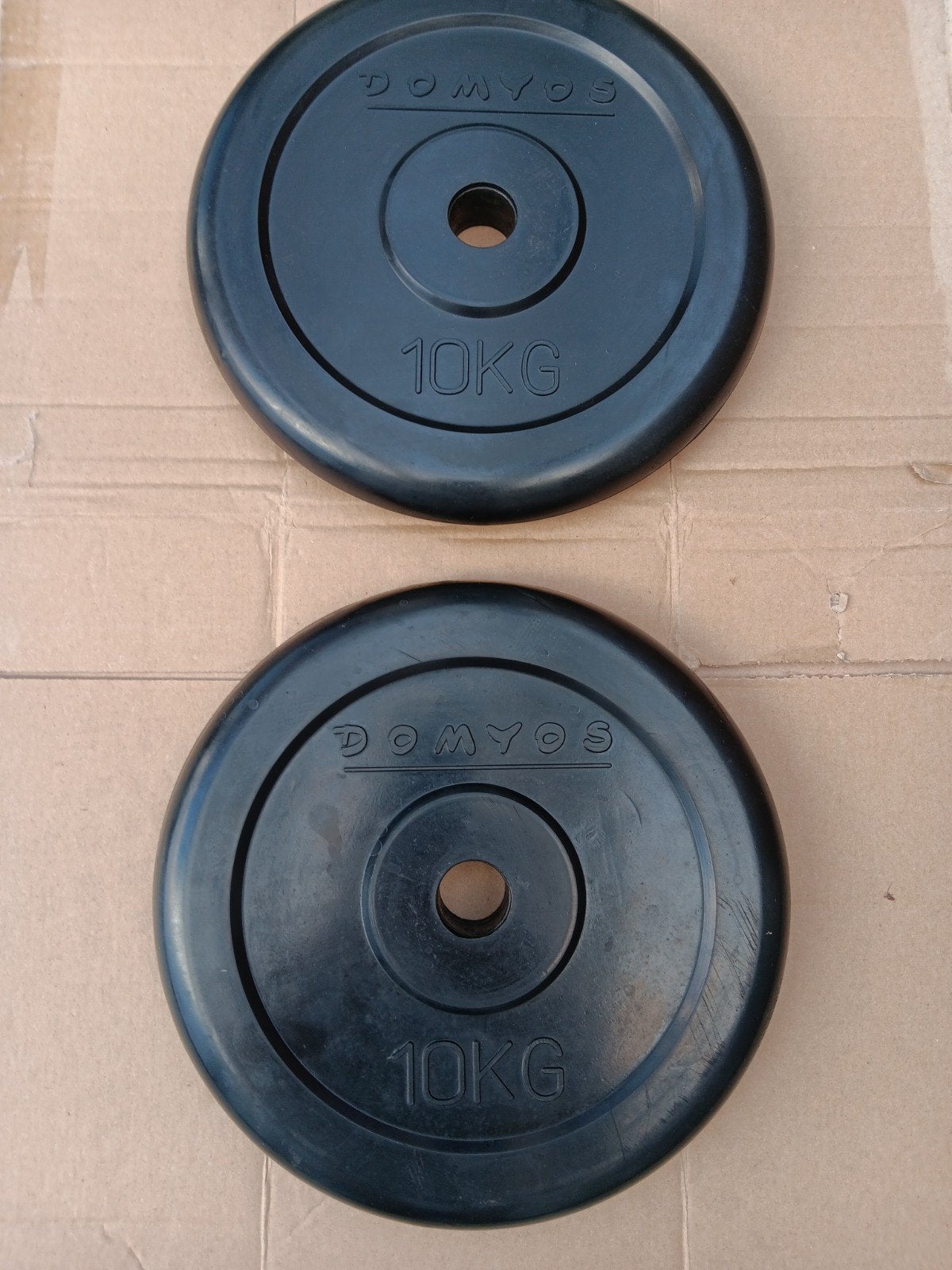 gewicht schijven 10kg, Sports & Fitness, Équipement de fitness, Enlèvement ou Envoi, Utilisé, Bras, Plaques d'haltères