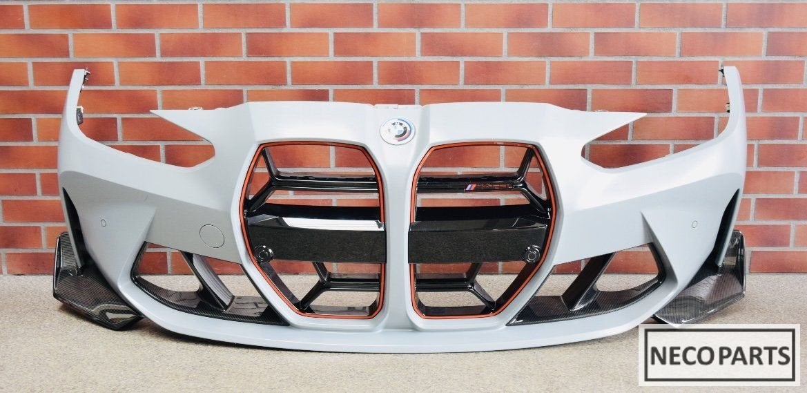 BMW M3 M4 G82 G83 M CARBON KARBON BUMPER VOORBUMPER, Gebruikt, -, -, Ophalen of Verzenden