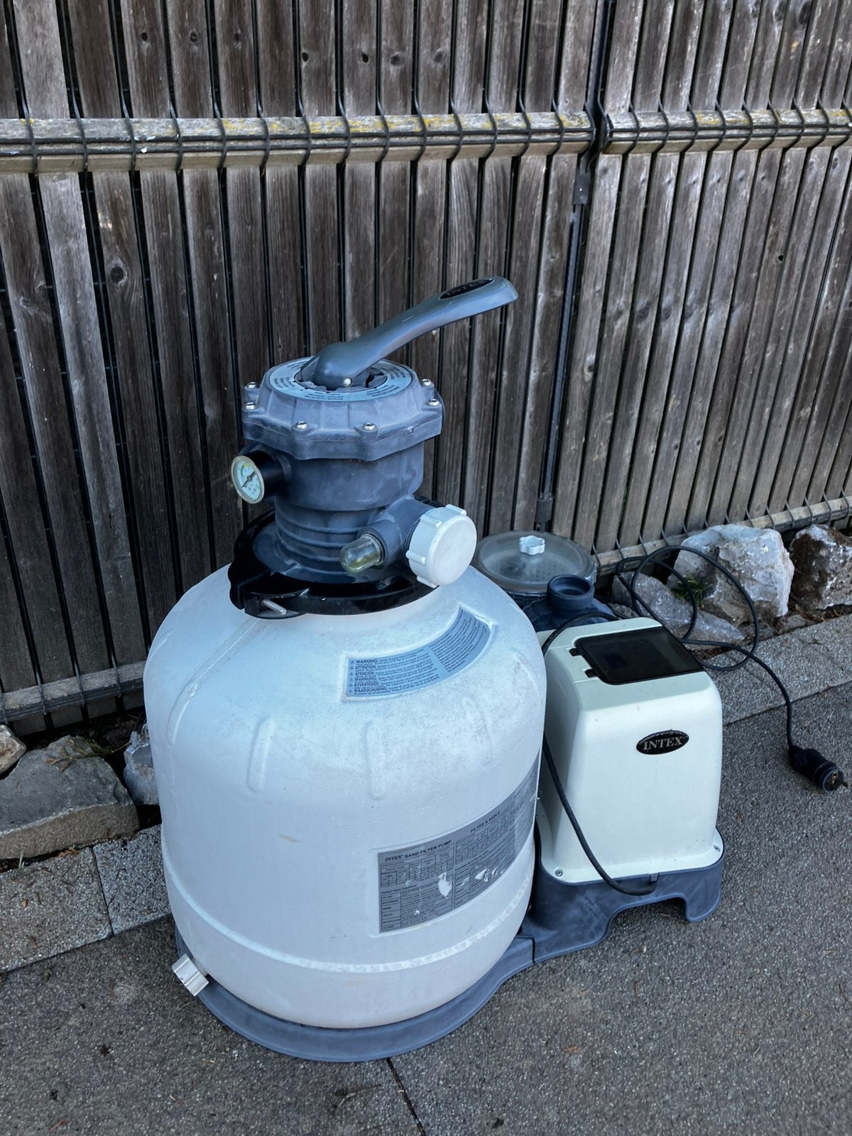 Intex zandfilter, Tuin en Terras, Zwembad-toebehoren, Ophalen, Zo goed als nieuw