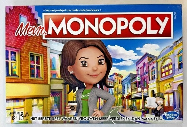 Jeu de plateau Hasbro Mrs. Mrs. Monopoly pour femmes, Hobby & Loisirs créatifs, 1 ou 2 joueurs, Envoi, Comme neuf, Hasbro