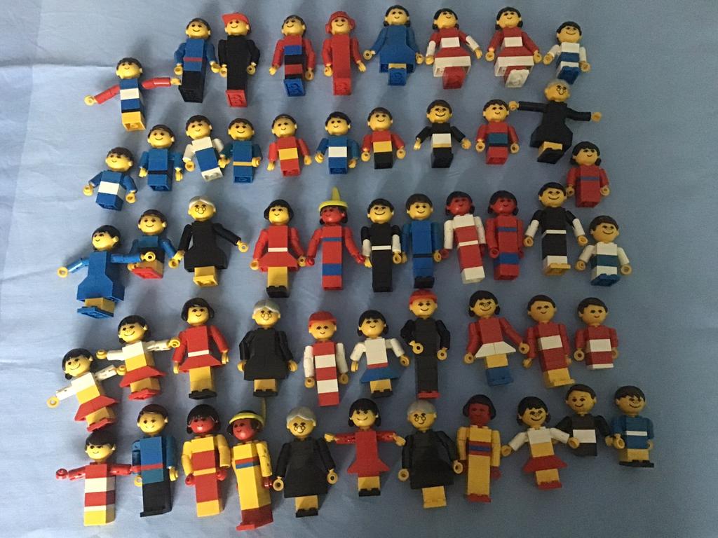 Lego figuren 1970/1980, Ophalen of Verzenden, Zo goed als nieuw
