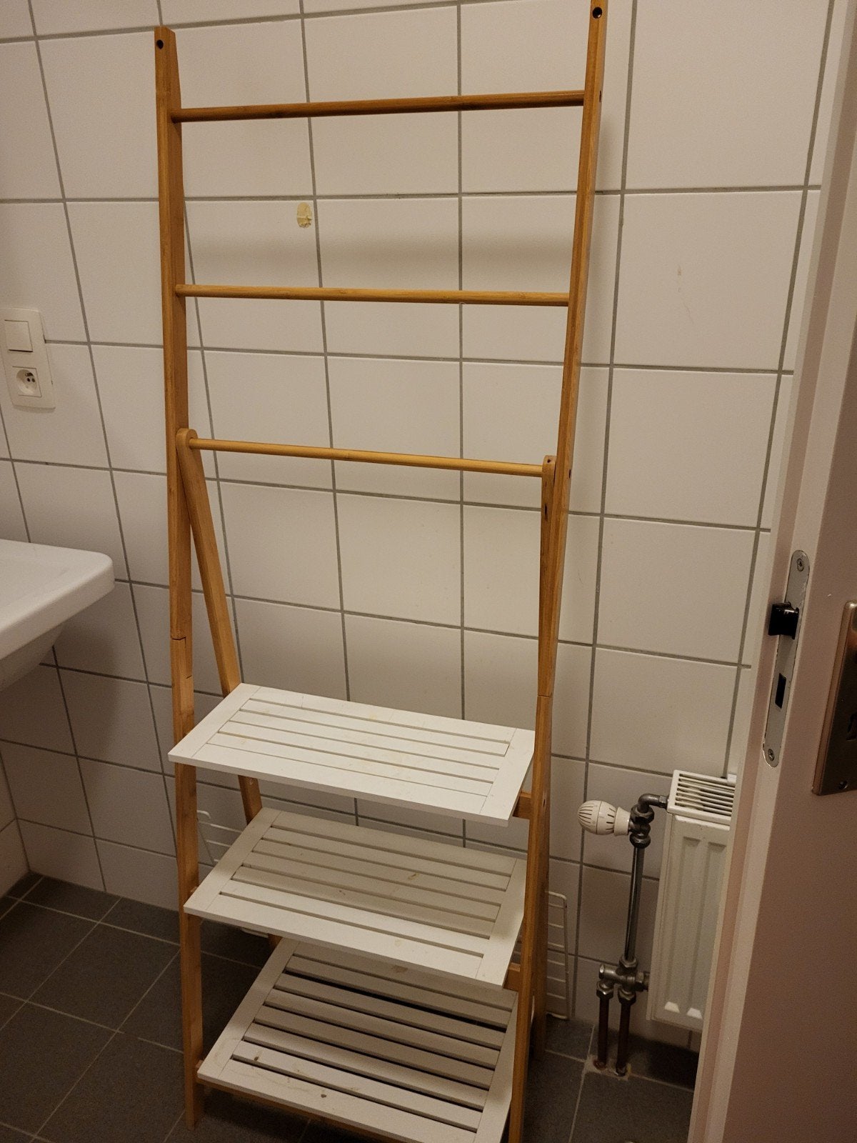 badkamerrek met 3 schappen, Ophalen, Zo goed als nieuw, Overige typen, 150 tot 200 cm