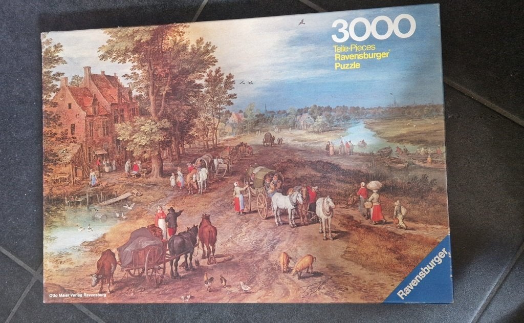 puzzel 3000 stuks, Ophalen, Meer dan 1500 stukjes, Zo goed als nieuw, Legpuzzel