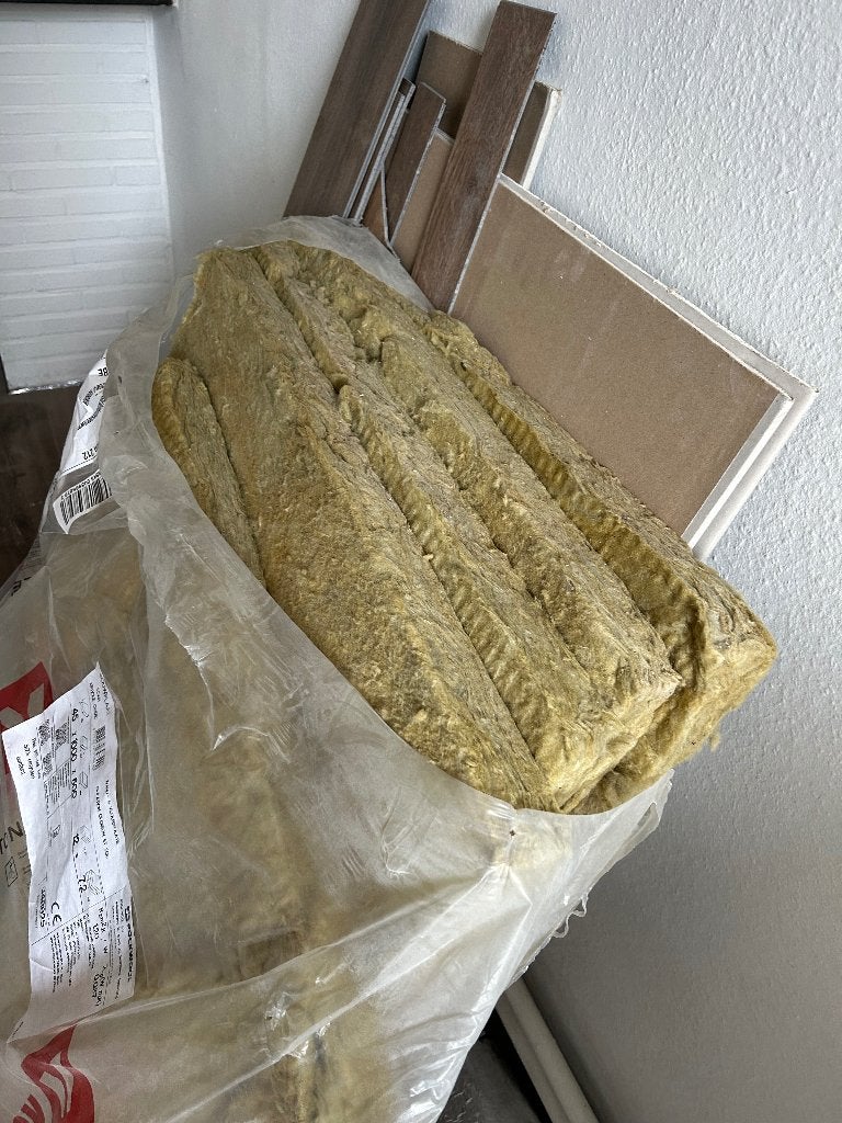 Rockwool steenwol, Bricolage & Construction, Neuf, 5 à 10 m², 4 à 8 cm, Isolation des murs