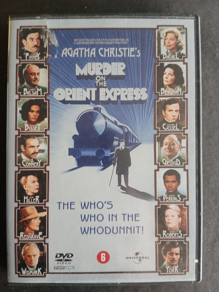 Murder on the Orient Express (1974) Sean Connery, 1960 tot 1980, Ophalen of Verzenden, Zo goed als nieuw, Vanaf 6 jaar