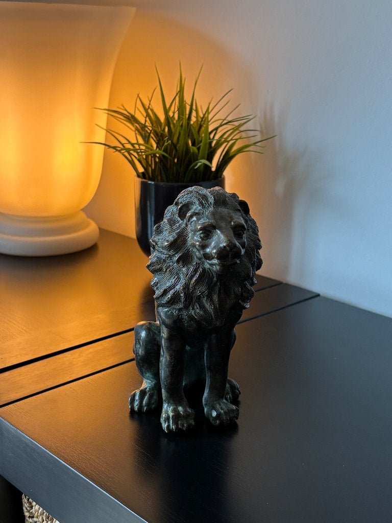 Lion statue bronze, Enlèvement ou Envoi