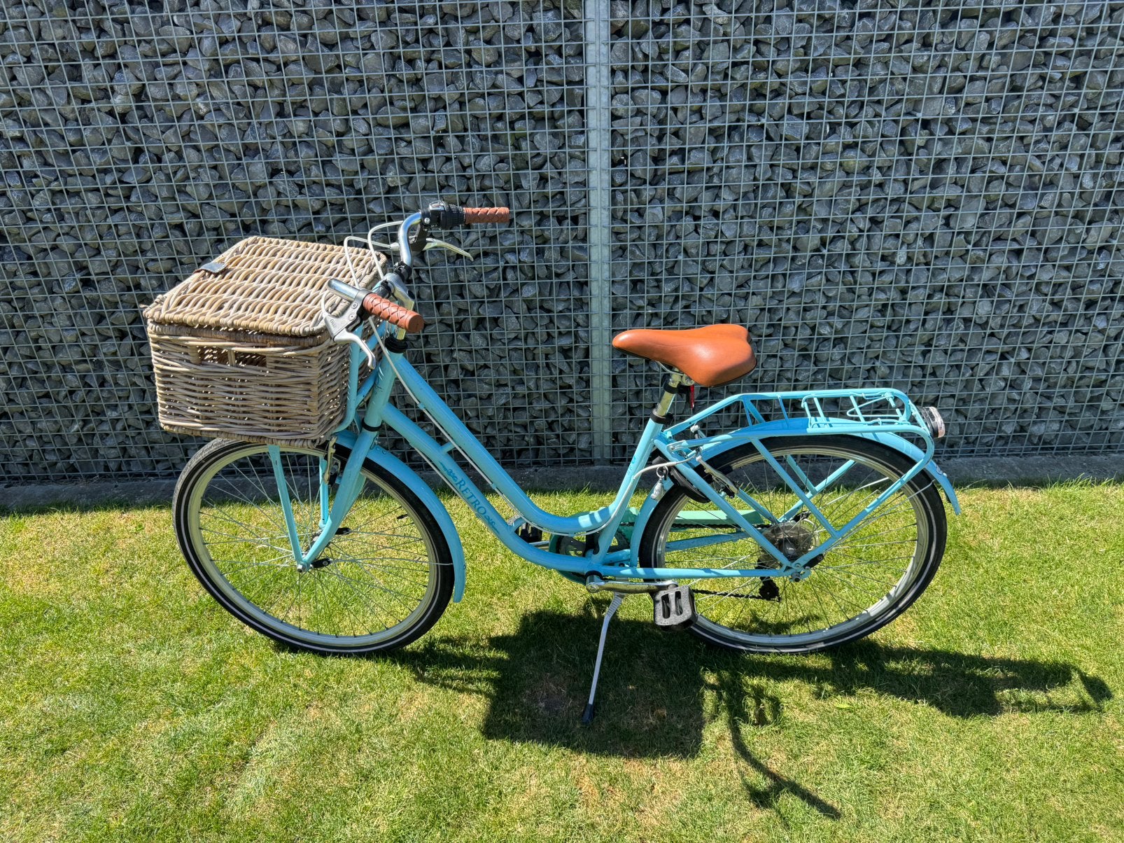 Fiets 26 inch retro + mandje, Enlèvement, Utilisé