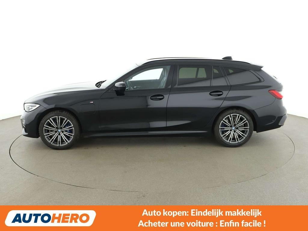 BMW 3 Serie 330 330e xDrive M Sport (bj 2021, automaat), Auto's, Automaat, Euro 6, Zwart, Leder