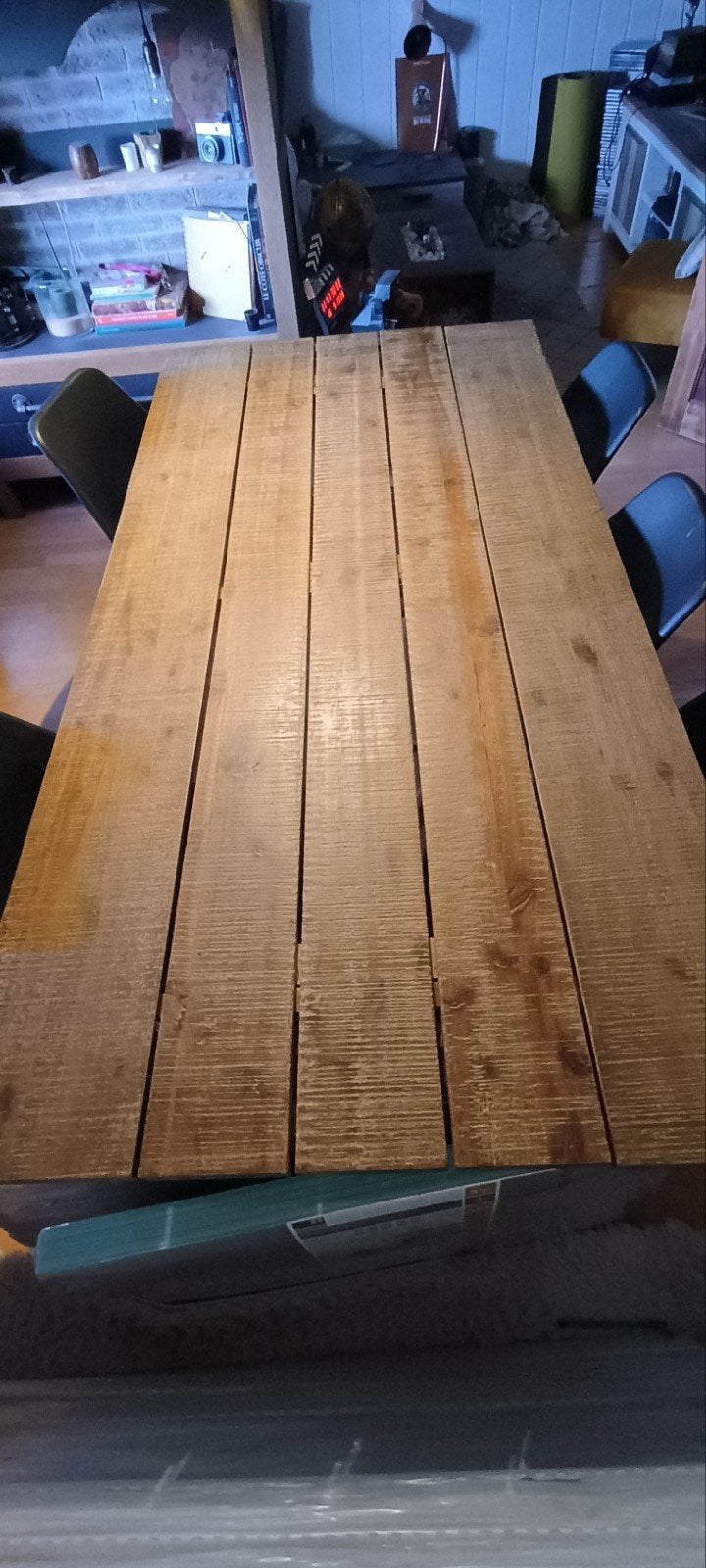 table de salle à manger, Maison & Meubles, 150 à 200 cm, Cinq personnes ou plus, Autres essences de bois, Comme neuf