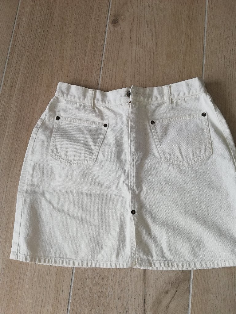 Jeansrok maat medium, Maat 38/40 (M), Wit, Ophalen of Verzenden, Dobber jeans
