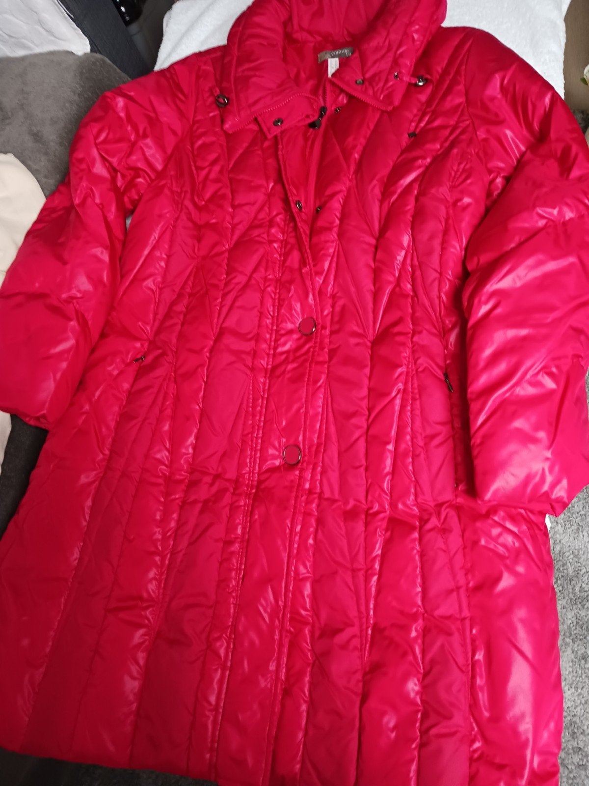 Rode jas merk Comme Ca te koop. M 44-46, Kleding | Dames, Comme Ca, Ophalen, Zo goed als nieuw, Maat 42/44 (L)