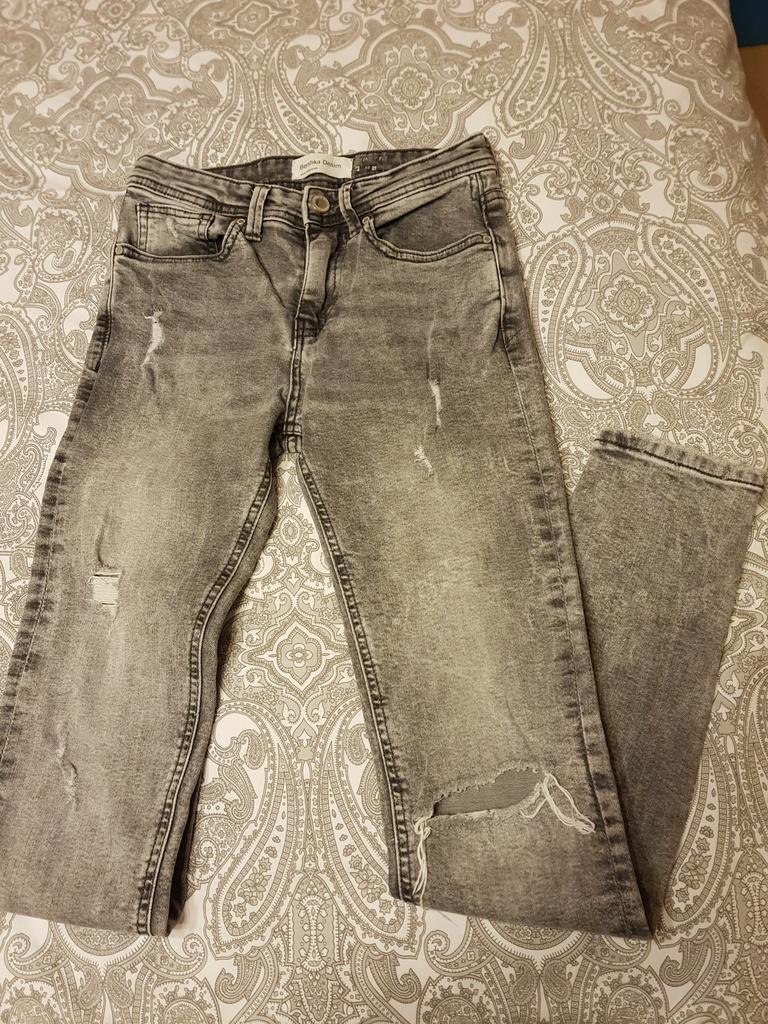 Heren jeans, GAP skinny, 28/30, grijs, weinig gedragen, Ophalen, Zo goed als nieuw, Grijs