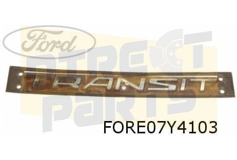 Ford Transit embleem tekst ''Transit'' achterzijde Origineel, Auto-onderdelen, -, Verzenden, -, Nieuw