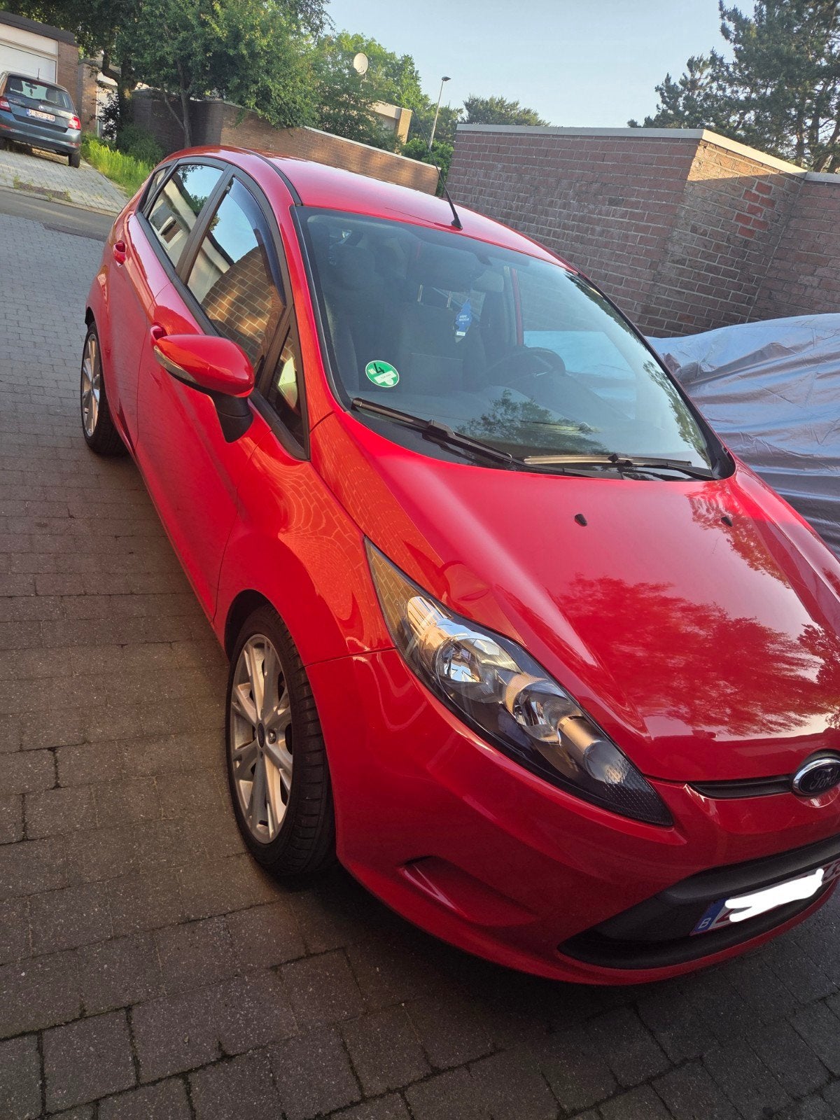 Ford fiesta, Trekhaak, 5 deurs, Particulier, Rood