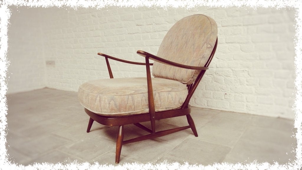 Vintage Easy chair ERCOL, 75 à 100 cm, Moins de 150 cm, Vintage, Banc droit