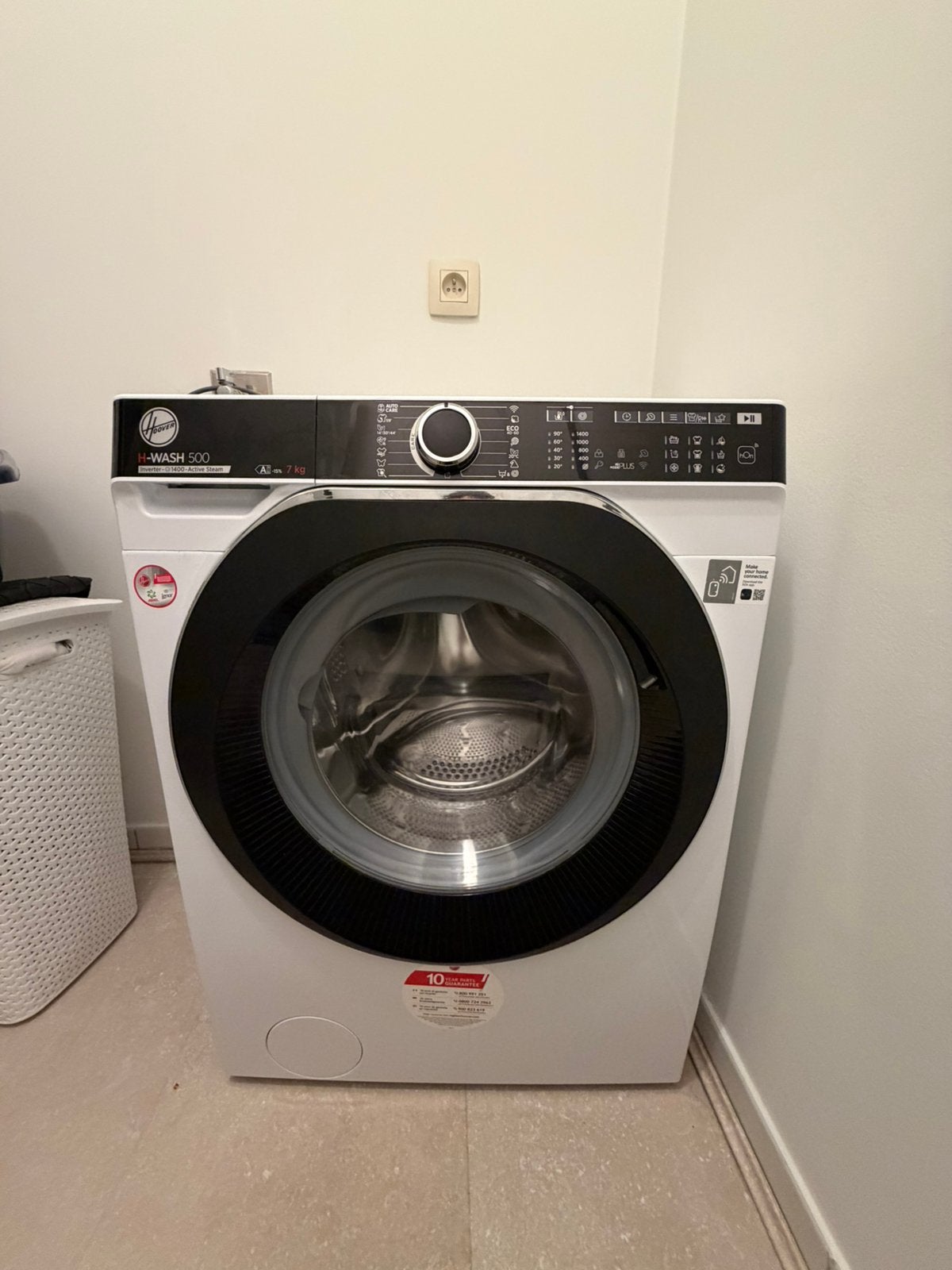Hoover wasmachine, Ophalen, Zo goed als nieuw, Voorlader, Energieklasse A of zuiniger