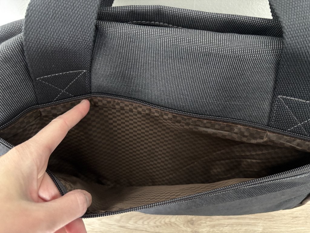 Sacoche / sac ordinateur Paquetage en toile grise, Autres marques, Enlèvement, Utilisé, 16 pouces